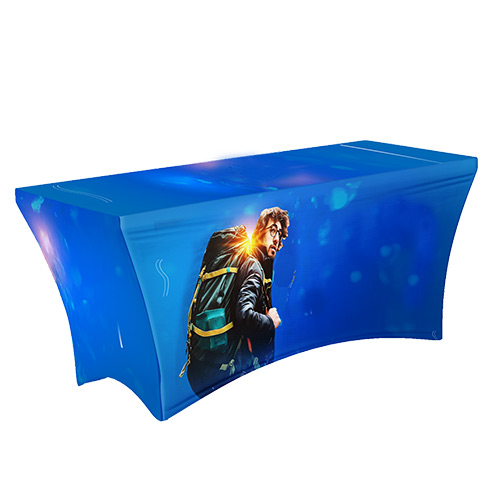 8 ft 3 Sided Stretch Table Cover