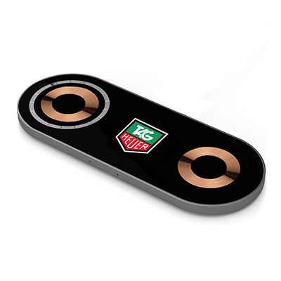 Glass Top Dual Wireless Charging Pad