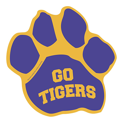 Paw Print Car Magnet