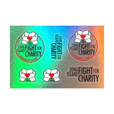 4” x 6” Full Color Custom Shape Removable Vinyl Sticker Sheets