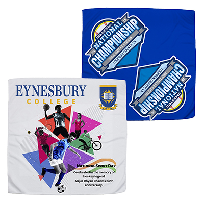 22” H X 22” W The Cooling Bandana Full Color Sublimation