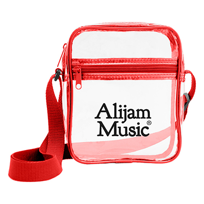 Clear PVC Crossbody Shoulder Bag