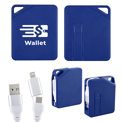 Retractable Charging Cable /w Phone Holder