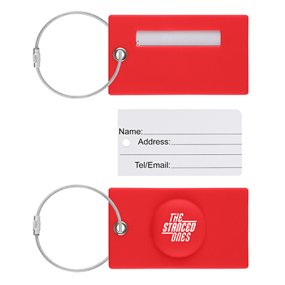 Silicone Luggage Tag /w Airtag Slot