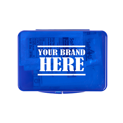 12 pcs Compact Hard Case First Aid Kit