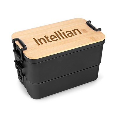 Bamboo Nest Double Deck Lunch Box