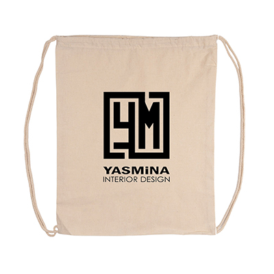 Simple Carry Cotton Drawstring Bag