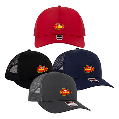 OTTO CAP® 6 Panel Mid Profile Mesh Back Trucker Hat