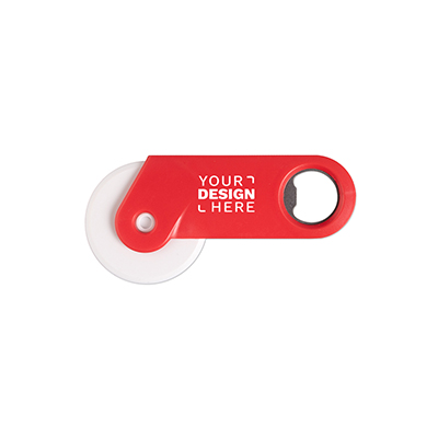 Pizza Cutter with Handle and Bottle Opener