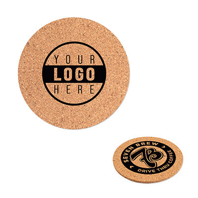 Round Cork Coaster