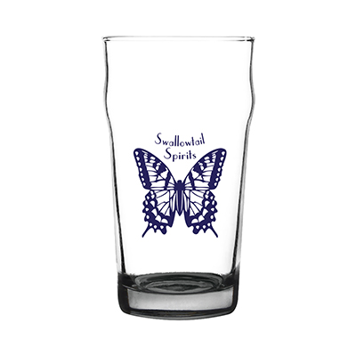 Porter 16 oz. Nonic Beer Glass with Color Bottom