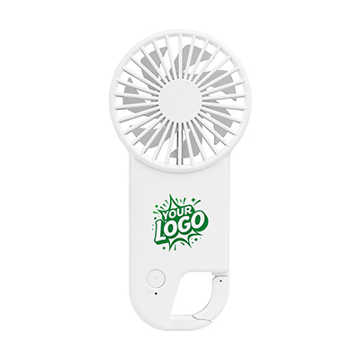 Breezy Hand Fan with Carabiner Clip