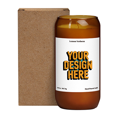 Flicker 16 oz Soda Shape Candle