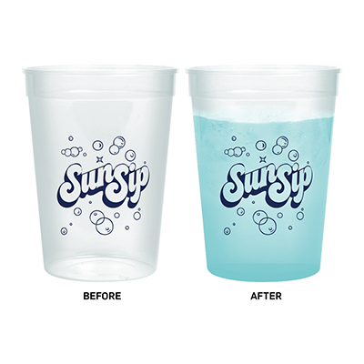 12oz Color Changing Stadium Cup