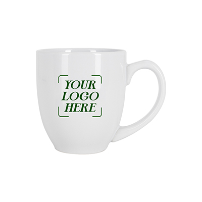 16 oz. Belmont White Bistro Glossy Mug