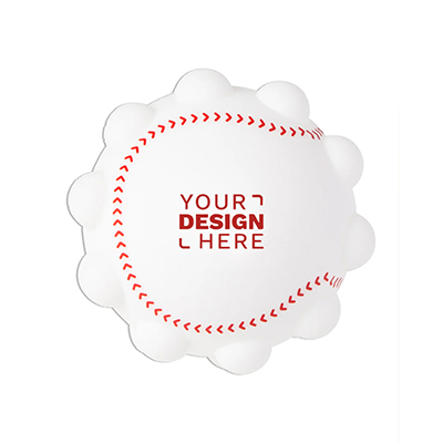 Baseball Shape Push Pop Fidget Sensory Toy