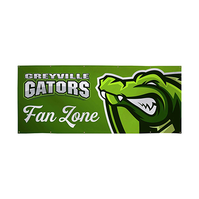 4' x 10' 13 oz. Smooth Vinyl Banner Single-Sided