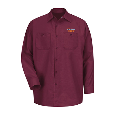 Red Kap Men's Industrial Long Sleeve Work Shirt