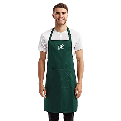 Recycled Pocket Bib Apron