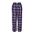 Purple/ White Plaid