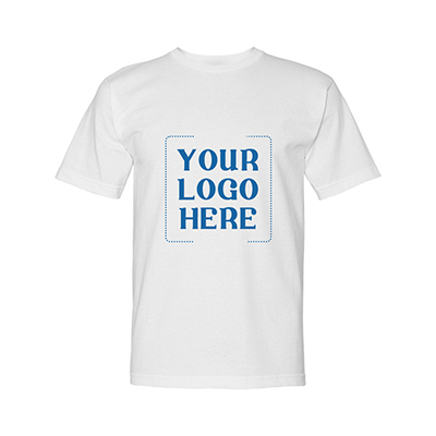 Bayside Unisex USA-Made Midweight T-Shirt (White)