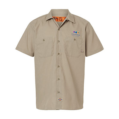 Dickies Men's Industrial Short Sleeve Work Shirt