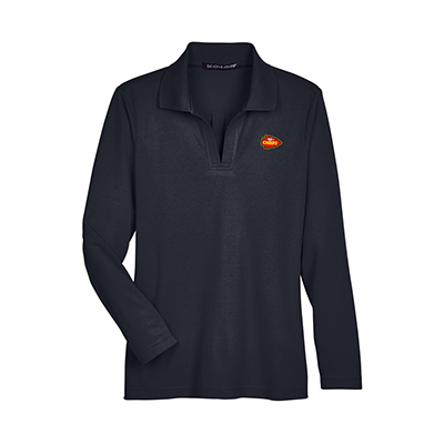 Devon & Jones Women's CrownLux Performance® Plaited Long Sleeve Polo