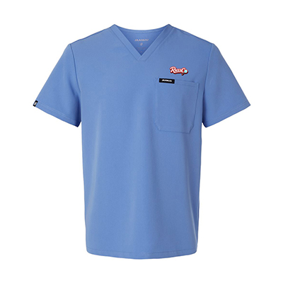 Jaanuu Men's Holmes Everyday 1-Pocket Scrub V-Neck Top