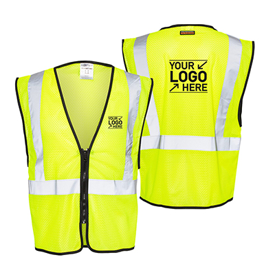 Kishigo Unisex Zippered Mesh Economy Class 2 Vest