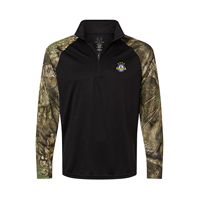 Unisex Realtree® Performance Colorblocked Quarter-Zip Pullover