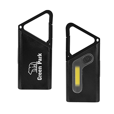 Clip ’N Glow Rechargeable Carabiner COB Flashlight