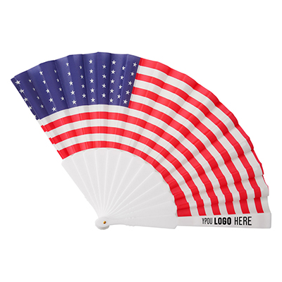 Patriotic Folding Handheld Fan