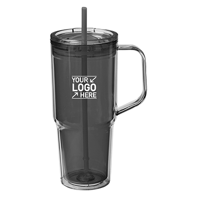 Hampton 32 oz. Recycled AS Double Wall Tumbler With Handle