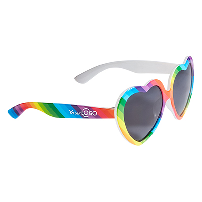 Rainbow Heart Sunglasses