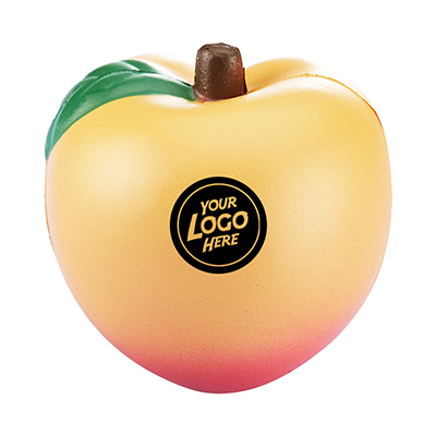 Peach Shape Stress Ball