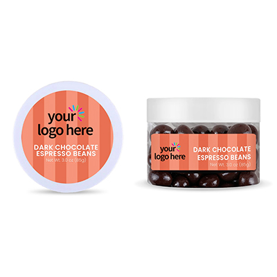 Dark Chocolate Espresso Beans: Small Jar