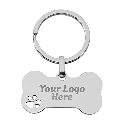 Pet Bone Shape Keychain