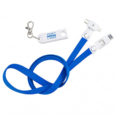 3-in-1 Lanyard Phone Charge/Data Cable