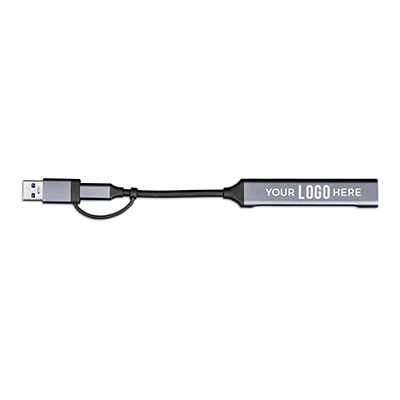 Type-A+C 4-in-1 USB Hub