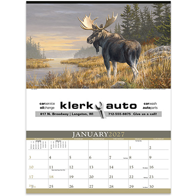 Wildlife Art Calendar