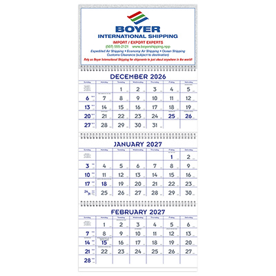 3-Month Planner (4-Sheet)