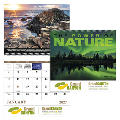 Power of Nature - Spiral Calendar