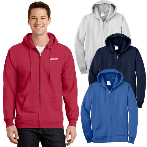 Port & Company® - Essential Fleece Full-Zip Hooded Sweatshirt